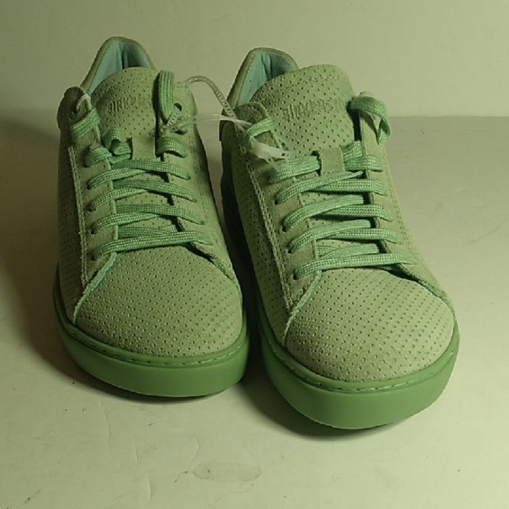 New, Birkenstock Size 7 Woman Mint Green Sneakers.